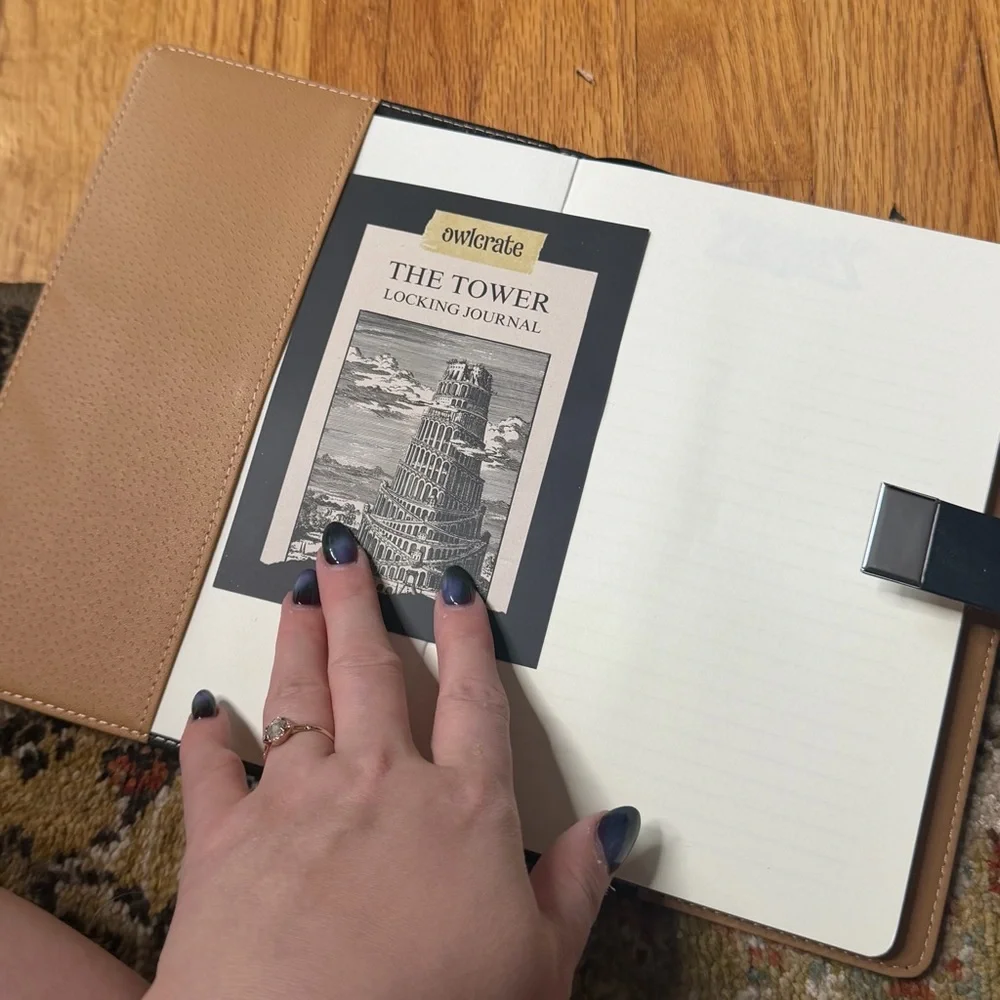 Owl crate dark academia notebook